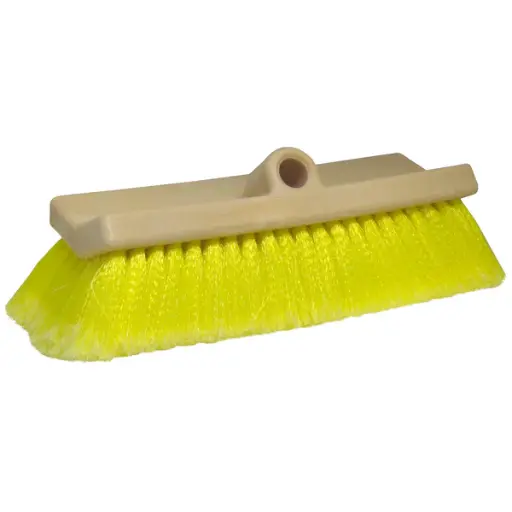 [STA-40014] STARBRITE BIG BOAT BRUSH  SOFT YELLOW 10"
